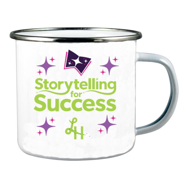 Storytelling for Succes Enamel Mug Thumbnail